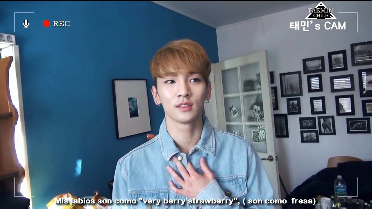 [150316] Sub Español - SHINee - Taemin y Key - Baskin Robbins   Self Camera + Interview