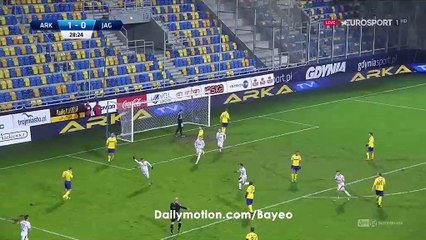 Fedor Cernych Goal HD - Arka Gdynia 1-1 Jagiellonia - 12.12.2016