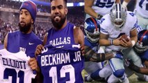 Giants dominate Cowboys in rematch, Odell and Zeke Struggle With Jersey Swap.