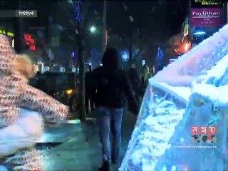 বছরের প্রথম তুষারপাতে সিক্ত নিউইয়র্ক