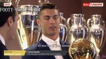 Cristiano Ronaldo Wins BALLON D'OR 20162017 HD 720p