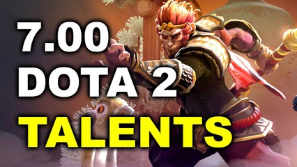 7.00 Dota 2 Patch - New LVL 25 Talents