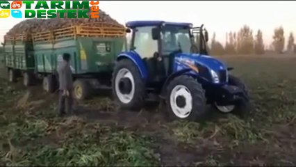 New Holland 25 Ton Pancarı Zorlanmadan Tarladan Çıkartıyor