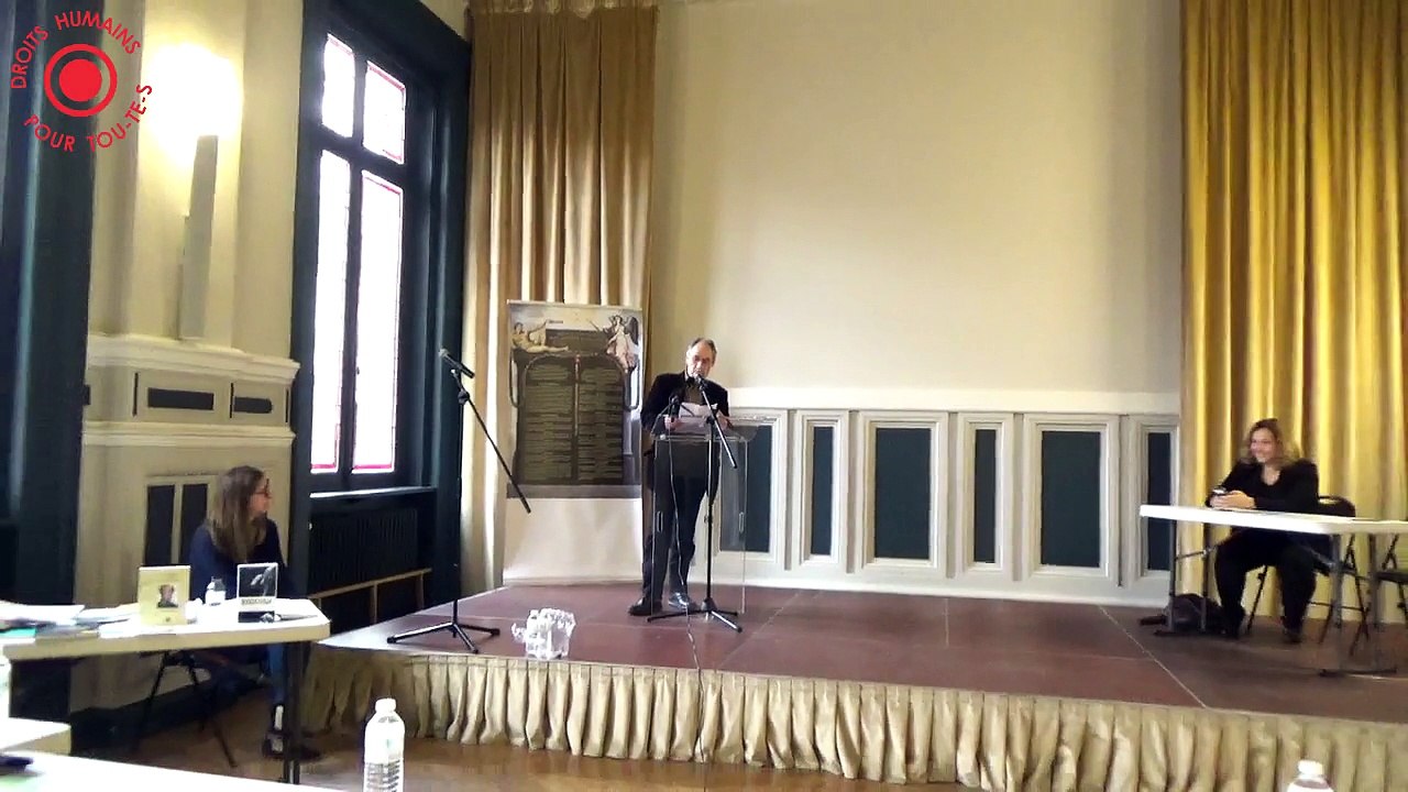 Réquisitoire du procureur Gérard Biard en faveur de l'expression "droits de l'Homme".
