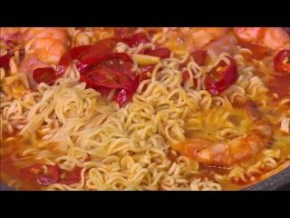 جمبري حار بالنودلز - سلاطة كلولسلو | شبكة وصنارة حلقة كاملة