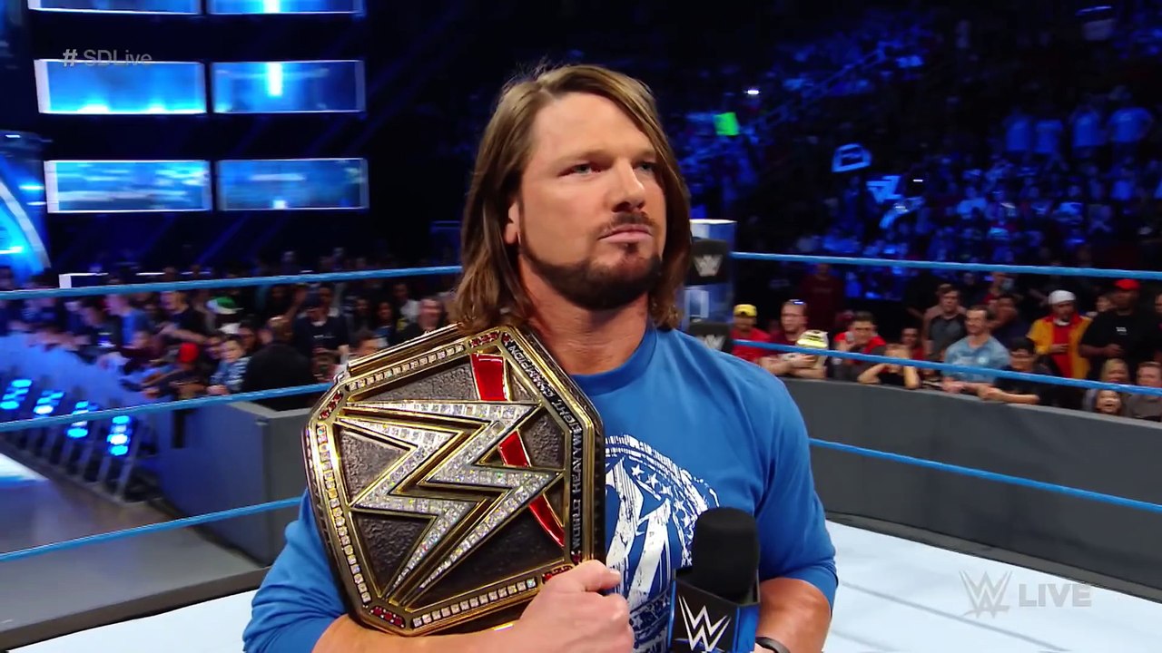 Ambrose interrupts Styles to hit Ellsworth with Dirty Deeds  SmackDown LIVE, Dec