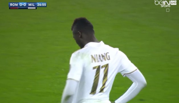 Wojciech Szczesny Penalty Saved Goal (Mbaye Niang Missed Penalty) - AS Roma 0-0 AC Milan - (12/12/2016)