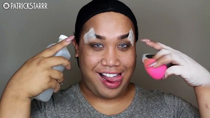 Bride of Frankenstein Makeup Tutorial Collab!   PatrickStarrr - YouTube