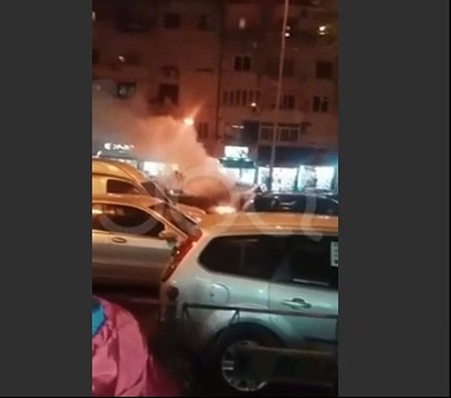 Makina merr flake ne ecje te Vasil Shanto