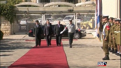 مراسيم استقبال أوراق اعتماد السفير التركي الجديد في إسرائيل