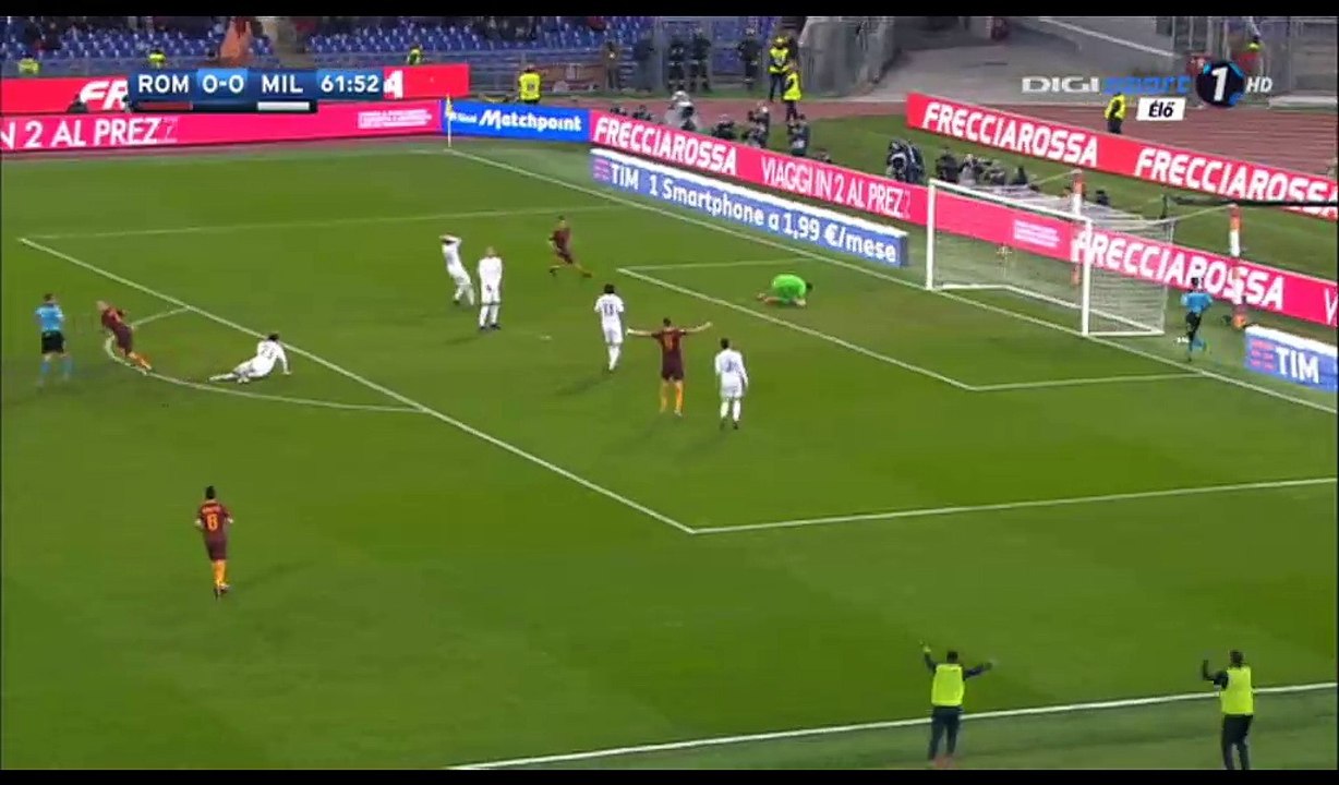 Radja Nainggolan Goal HD - AS Roma 1-0 AC Milan - 12.12.2016
