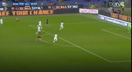 Edin Dzeko Big Chanche Roma 1-0 AC Milan