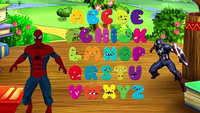 ABC SONG | ABC Songs for Children | Elsa ABC Song | Spiderman ABC Nursery Rhymes