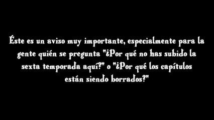 Aviso muy importante relacionado con esta cuenta.