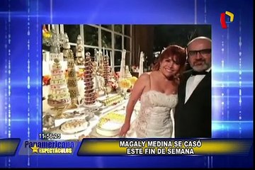 Magaly Medina tuvo glamoroso matrimonio