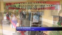 Aun no alcanzan metas de vacunacion en La Lima