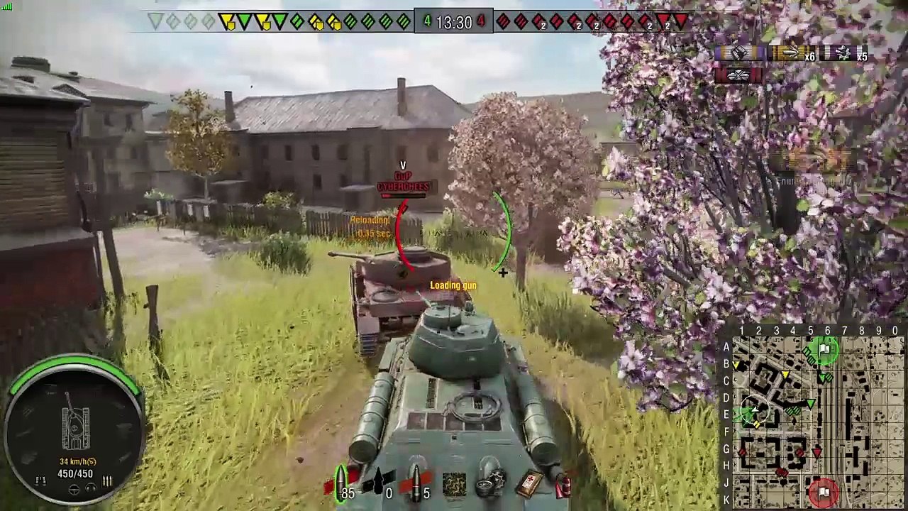 Topgun ja liuta muita mitaleja Type T-34 tankilla