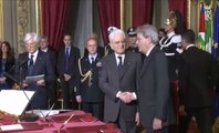 Roma - governo Gentiloni ha giurato: avviato nuovo esecutivo