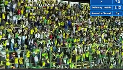 Nicolas Marcelo Stefanelli Goal HD - Defensa Y Justicia 1-0 Arsenal de Sarandi 12.12.2016