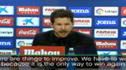 We must work hard to win again - Simeone
