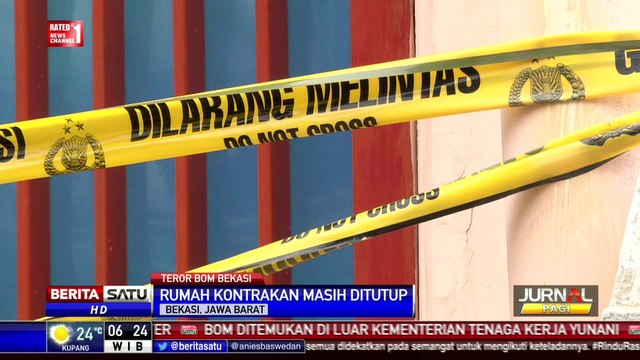 Polisi Jaga Ketat Kontrakan Terduga Teroris di Bekasi