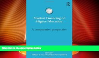 Best Price Student Financing of Higher Education: A comparative perspective (International Studies