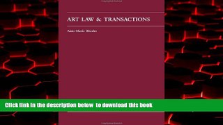 Audiobook Art Law and Transactions (Carolina Academic Press Law Casebook Series) Anne-Marie Rhodes