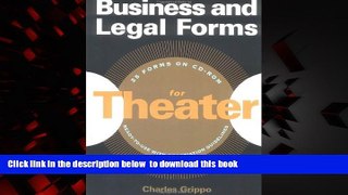 Pre Order Business and Legal Forms for Theater Charles Grippo Full Ebook