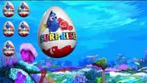Finding dory Surprise egg toys Playset Le Monde de Dory Oeufs Surprise jouets