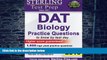 Buy Sterling Test Prep Sterling DAT Biology Practice Questions: High Yield DAT Biology Questions