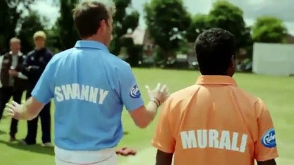 The World Best Spinner Muththaiya Muralitharan Flips a Coin to a Glass with the Ball