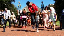 City of New Orleans - Thriller Flash Mob in front of the Steps Of City Hall 2014