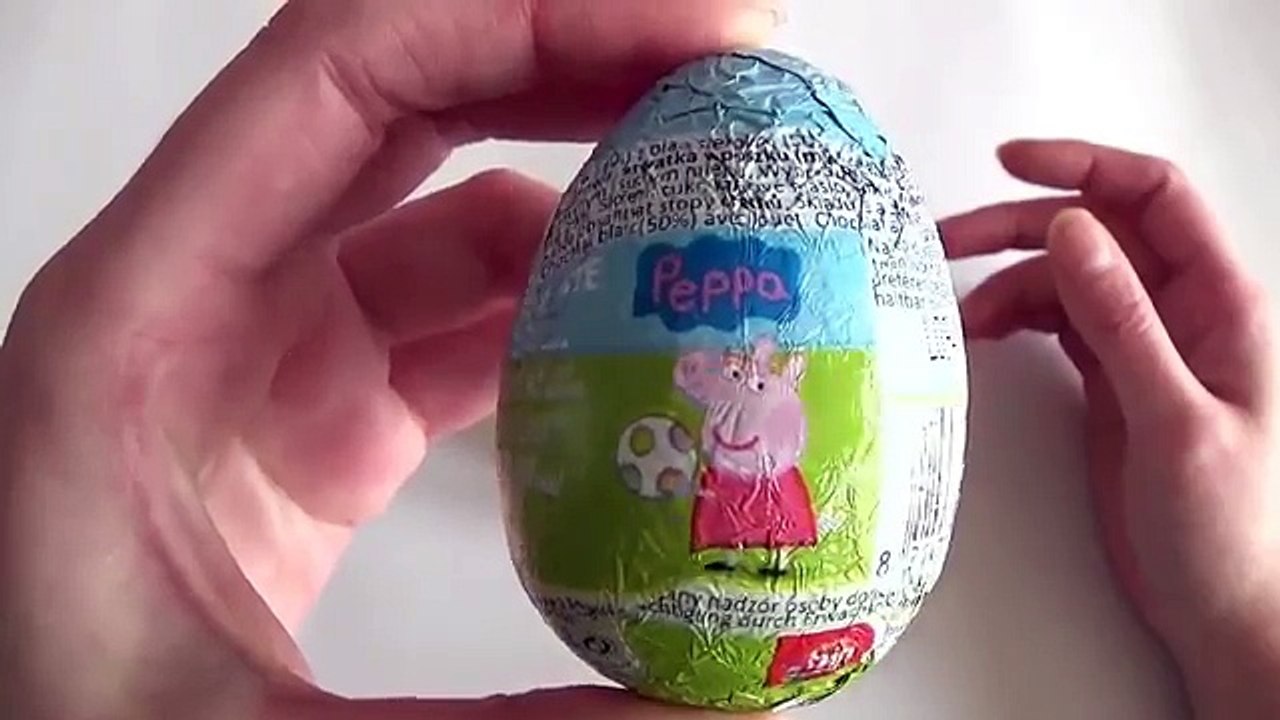 Huevos Kinder Sorpresa de Kung Fu Panda 3 Peppa Pig y Bob Esponja