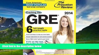 Online Princeton Review Cracking the GRE with 6 Practice Tests   DVD, 2014 Edition (Graduate