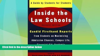 Best Price Inside the Law Schools: A Guide by Students for Students (Goldfarb, Sally F//Inside the