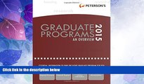 Best Price Graduate   Professional Programs: An Overview 2015 (Peterson s Graduate   Professional