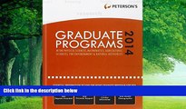 Online Peterson s Graduate Programs in the Physical Sciences, Mathematics, Agricultural Sciences,
