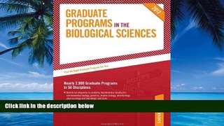 Buy Peterson s Graduate Programs in the Biological Sciences 2012 (Grad 3) (Peterson s Graduate