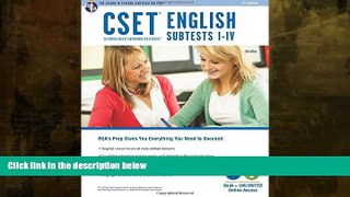 Buy  CSET English Subtests I-IV Book + Online (CSET Teacher Certification Test Prep) John Allen