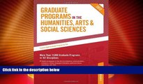 Price Graduate Programs in the Humanities, Arts   Social Sciences 2012 (Grad 2) (Peterson s