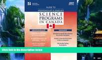 Online  Guide to Undergraduate   Graduate Science Programs in Canada - 2001 Edition Full Book