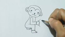 How to Draw a Cartoons Monkey Easy Step By Step