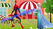 Frozen Elsa and Spiderman eating a lot of candy Finger Family Nursery Rhymes Lyrics