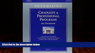 Buy Peterson s Graduate Guide Set (6vols) 2005 (Peterson s Graduate   Professional Programs) Full