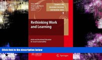 Buy  Rethinking Work and Learning: Adult and Vocational Education for Social Sustainability