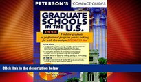 Best Price Peterson s Compact Guides Graduate and Professional Schools in the U.S. 1998 (Peterson