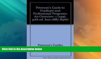 Best Price Peterson s Guide to Graduate and Professional Programs: An Overview (1996, 30th ed.