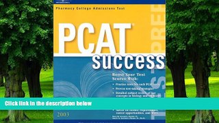 Pre Order PCAT Success 2003, 6th edition (Arco Master the PCAT) Peterson s mp3