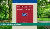 Pre Order Grad Guides Book 3: Biological Scis 2004 (Peterson s Graduate Programs in the