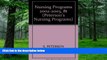 Pre Order Nursing Programs 2002-2003, 8th ed (Nursing Programs, 8th ed) Peterson s On CD